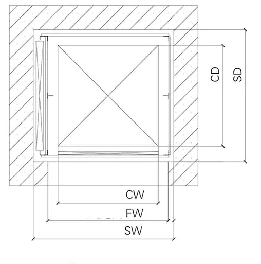 dumbwaiter drawing